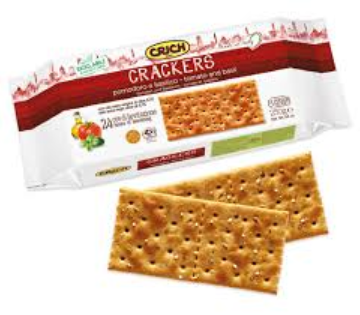 CRICH CRACKERS TOMATO N BASIL 250G